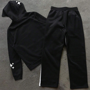 Conjunto de Sudadera con capucha estampada unisex, chándal con logotipo personalizado, ropa informal cómoda, Conjunto de sudadera con capucha y Jogger, ropa de calle de moda - Product Image 2