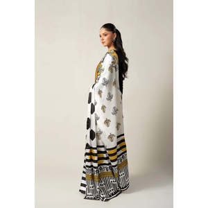 ชุดเสื้อสัมิลและผ้าส่าหรี 3 ชิ้น ผ้าซาติน - Product Image 2