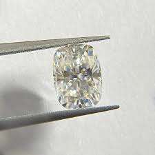 Stylish <b>Cushion</b> Cut Fancy Vivid Yellow 1.01ct VVS2 IGI Certified Lab Grown <b>Filled</b> Synthetic Diamond Loose Stone Custom Jewelry - Product Image 3