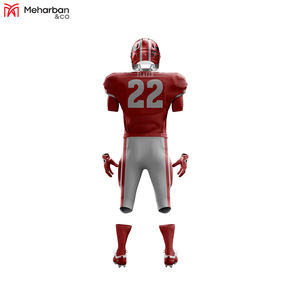 เสื้อฟุตบอลอเมริกันแบบขายส่ง ออกแบบเองได้ ระบายอากาศได้ดี ไซส์ใหญ่ คุณภาพสูง ใหม่ ปรับแต่งชื่อและหมายเลขได้ - Product Image 2