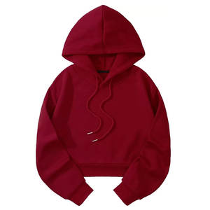 Sudaderas Cortas de Invierno para Mujer, Estilo Urbano, de Forro Polar, Ecológicas, Material de Alta Calidad - Product Image 1