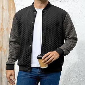 เสื้อแจ็กเก็ตมีปกแขนเสื้อหนังแกะสำหรับผู้ชายเสื้อแจ็กเก็ตมีหมวกผ้าขนแกะสไตล์วินเทจ - Product Image 3