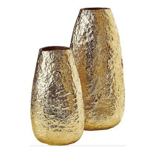 Florero de Metal de aluminio de alta calidad, diseño hecho a mano, floreros de Metal modernos de aluminio para fiesta, boda, centro de mesa, hogar - Product Image 1