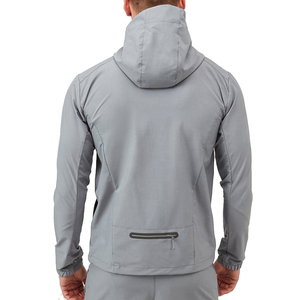Chaqueta Cortavientos Impermeable de Nailon para Hombre, Estilo Urbano, para Correr, Deportes al Aire Libre, con Diseño de Logotipo Personalizado - Product Image 3