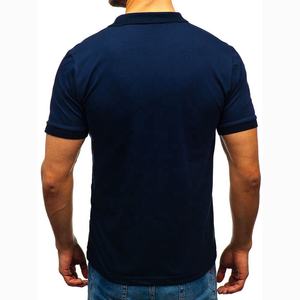 Polo à logo personnalisé, t-shirt unisexe à manches courtes en polyester et spandex pour hommes, polo de golf à manches courtes, polo uni - Product Image 2