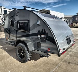 Caravane de voyage compacte et légère en forme de goutte d'eau, mini-caravane tout-terrain pour 4 personnes, prête à l'exportation - Product Image 3