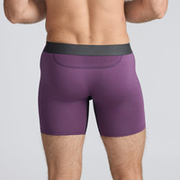 Short de compression sportif pour homme avec poche Short de course en spandex pour le yoga et le sport pour le vélo et la course Motif solide Teint uni