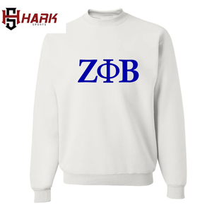 Vente en gros de pulls à manches longues Sorority Devine Nine OEM Zeta Phi Beta Crewneck Chenille Patches Cotton Polyester Chandails - Product Image 4