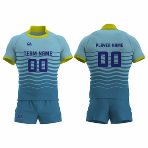 Nuevo conjunto de uniformes deportivos de Rugby al por mayor, uniforme de Rugby de alta calidad, uniforme de Rugby de secado rápido con logotipo personalizado, uniforme de Rugby lavable - Product Image 2