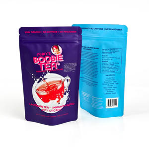 Bustina di fiori con stampa personalizzata confezione in plastica sacchetti con chiusura lampo richiudibili - Product Image 2