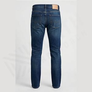 Pantalones Vaqueros de Mezclilla para Hombre, Corte Slim Fit, Elásticos, Color Personalizado, Estilo Recto, Ropa Casual Moderna, Cómodos para la Calle, Venta al por Mayor, Premium - Product Image 2