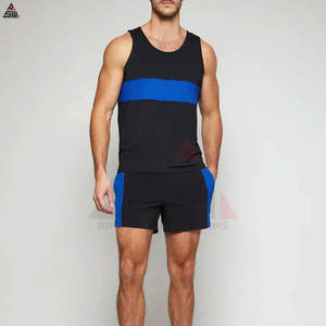 Camiseta sin Mangas Deportiva para Hombre de Alta Calidad, al por Mayor, OEM, Personalizada, Informal, de Punto, Transpirable, de Algodón y Fibra de Bambú, de Color Sólido - Product Image 6