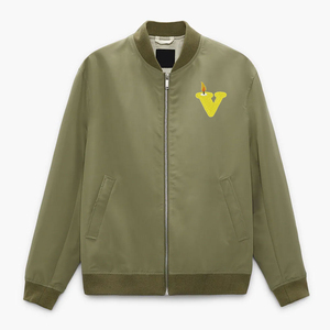 Everyday Men's <b>Slim</b> <b>Fit</b> Bomber <b>Jacket</b> With Stand Collar Comfortable And Lightweight OEM Manufacturer High Quality Bomber <b>Jacket</b> - Product Image 1