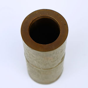 Jarrón con forma de bambú de cobre hecho a mano de alta calidad, mesa de plantas de interior única o exhibición de pared con toque Natural para Decoración - Product Image 3