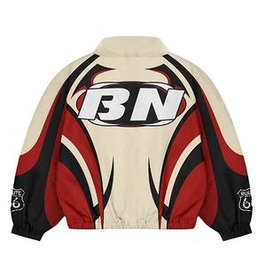 ชุดวอร์มผ้าไนลอนกันลมวินเทจของผู้ชายชุดวอร์มซิปอัพแบบระเหิดไซส์ใหญ่พิเศษพิมพ์ลายสำหรับฤดูหนาว - Product Image 2