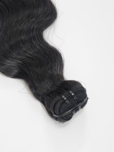 <b>Toupee</b> Corp T01 Vietnamese Virgin Unprocessed Human Hair Cuticle Aligned Machine Double Weft Weave 8 Inches 100g Bundles - Product Image 3