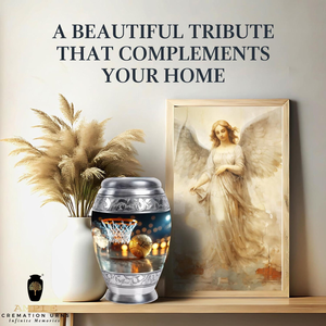 Handcrafted Aluminum Cremation <b>Urn</b> Football Design Cremation <b>Urns</b> Meena Coating Finish Leak-Proof Design (Keepsake 3 Cu & <b>Large</b> - Product Image 4