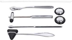 Portable En Acier Inoxydable 5 Pcs Reflex Marteau Cutané Superficiel Multifonctionnel Manuel Instrument Base Instruments Chirurgicaux - Product Image 3