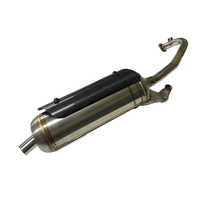 Nouvelle marque taïwanaise, usine OEM, échappement de moto modifié professionnel, acier inoxydable 304, soudé à la main, garantie 1 an
