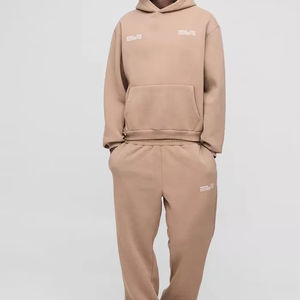 Survêtements à capuche de haute qualité personnalisés pour hommes surdimensionnés Boxy pour hommes survêtements décontractés respirants de qualité supérieure - Product Image 1