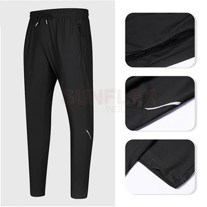 กางเกงออกกำลังกายแบบลำลองของผู้ชายเอวยางยืดแห้งเร็วระบายอากาศได้ดีน้ำหนักเบา - Product Image 2