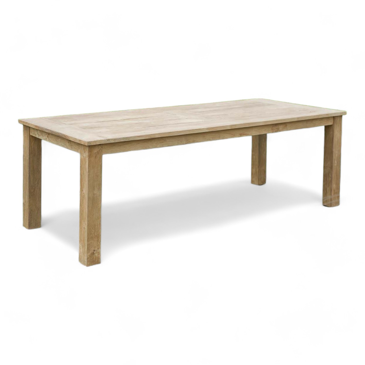 ยังไม่เสร็จในโต๊ะไม้สักพรีเมี่ยม230x100x77ซม