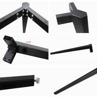 Cadre de table en métal moderne pour salle à manger, café, bureau à domicile, salon, bar |   Base de table de conception industrielle robuste OEM&ODM