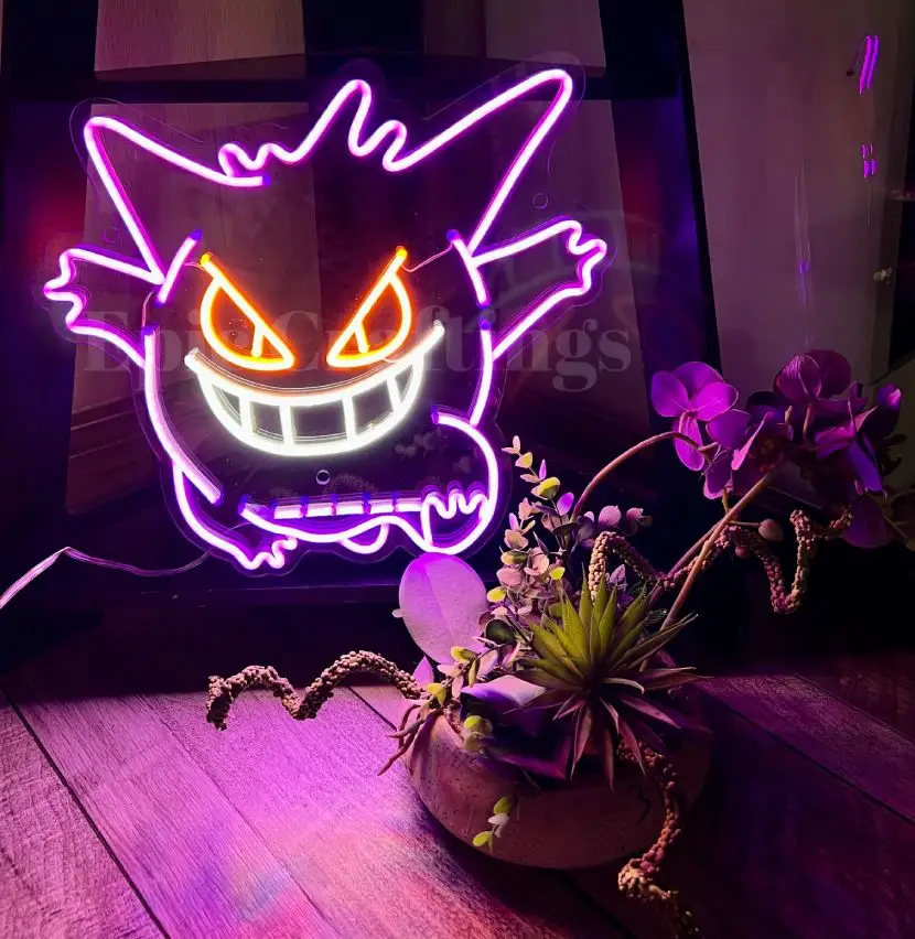 Anime Cartoon Character Neon LED Signs for Event Cafe Birthday Hot Selling indoor outdoor use with waterproof neon flex