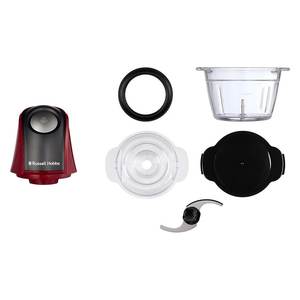 Hachoir Électrique Russell Hobbs 200W Rouge et Noir 500ml Robot Culinaire Modèle 27130 56 - Product Image 3
