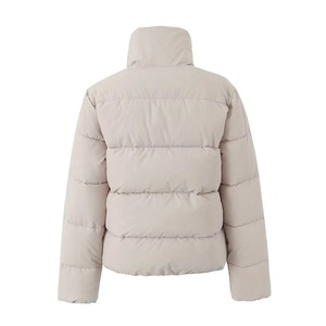 Hort abrigo blanco para mujer Chaquetas recortadas para mujer acolchado grueso acolchado pluma ligero Puffer invierno elegante con clase - Product Image 4