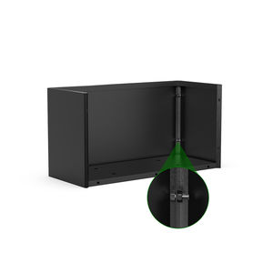 Maceta de Acero Galvanizado Negra de 59 L, Maceta Decorativa para Exteriores, para Hogar, Jardín, Hotel, Proyectos Comerciales, Estilo Americano - Product Image 2