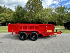 Remorque de transport hydraulique basculante d'occasion pour tracteur, freinage sur les deux essieux, capacité de charge 25001-30000 kg, moteur TH High, garantie 4 ans - Product Image 3