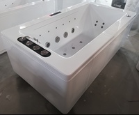 Baignoire de massage intérieure Aquaspring, jacuzzi, bain à remous, baignoire hydromassage, vente en gros de baignoires spa pour 1 personne avec cascade