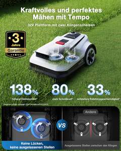 Tondeuse à gazon robotisée LiDAR ECO Goat A3000, best-seller - Product Image 4