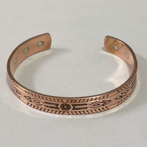 Brazalete Unisex de Latón, Diseño Floral Vintage Hecho a Mano, Joyería Cristiana para Hombres y Mujeres, Elegante y con Estilo - Product Image 1