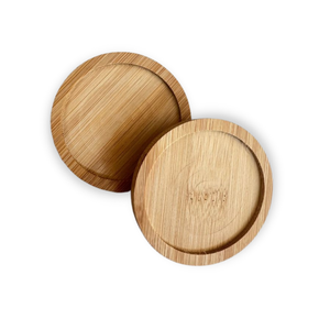 Venta al por mayor de posavasos de bambú vietnamita posavasos redondos de madera para uso en la mesa para oficina, café, comedor, fiestas al aire libre - Product Image 6