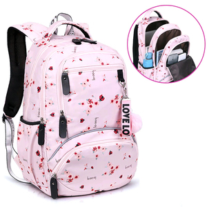 Mochila para ordenador portátil para estudiantes de 15,6 pulgadas con logotipo personalizado, mochila escolar impermeable para viajes de negocios, Asa desmontable con cierre de cremallera - Product Image 5