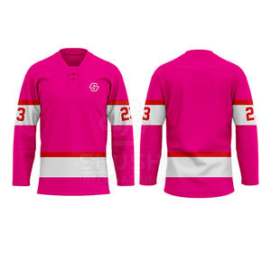 Jersey de Hockey sobre Hielo para Hombre, Personalizado con Logotipo, Color Personalizado, Impermeable, Transpirable, 100% Poliéster, Tallas Grandes, Precio Razonable, MOQ Bajo, para Venta en Línea - Product Image 6