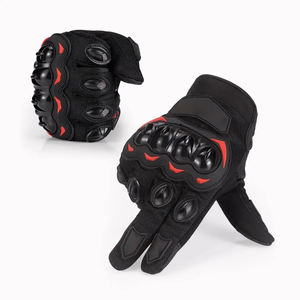 Guantes de moto de carreras de alta calidad personalizados OEM mejor cuero hecho para la máxima protección contra impactos en deportes de estilo motorista aplicable - Product Image 1