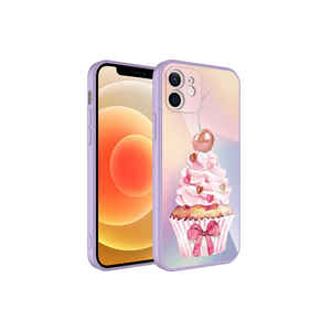 Étui en silicone dur époxy à motifs de la série LCKC Premium pour iPhone 11 A53 A12 - Offre une protection souple en TPU et une protection de l'appareil photo - Product Image 1
