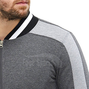 Custom Made Breathable Bomber Winter <b>Jacket</b> for <b>Men</b> <b>Long</b> Sleeves Front Logo Fleece Lining Best Selling - Product Image 4