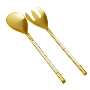Diseño elegante suministros indios resistente al óxido niquelado cuchara de plata juego de utensilios para servir para Hotel hogar cocina cena fiesta - Product Image 6
