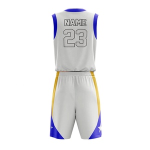 Tenue d'équipe professionnelle avec nom et numéro Vente en ligne Prix compétitif Uniforme de basket-ball - Product Image 2
