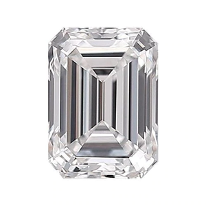 Diamante suelto certificado IGI, forma de esmeralda de 2,0 quilates, Diamante cultivado en laboratorio VS Clarity EFG, Diamantes Sueltos de color para la fabricación de joyas - Product Image 1