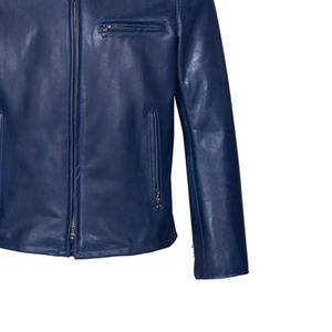 Chaqueta de cuero de buen fabricante totalmente personalizada, superventas, chaqueta de cuero antiarrugas de tendencia superior para hombre con alta calidad - Product Image 5