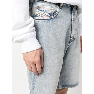 2026 personnalisé Baggy Jean Shorts hommes vêtements de rue été genou longueur en détresse Denim Shorts pour hommes quantité minimale de commande bas - Product Image 6