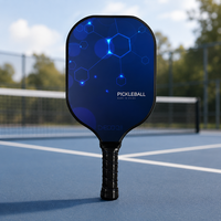 Raquette de pickleball en fibre de verre personnalisée et exclusive, ensemble complet, raquette de sport d'extérieur, 700 g, 14 mm d'épaisseur