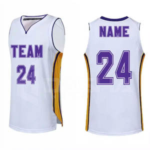 Venta al por mayor de camisetas de baloncesto personalizadas lisas sublimadas impresas transpirables reversibles de doble cara uniformes - Product Image 1