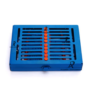 Micro Kit d'instruments de chirurgie buccale avec outils en acier inoxydable revêtus de céramique bleue Ensemble chirurgical de qualité professionnelle Autoclavable - Product Image 3