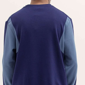 Sweat-shirt à col rond léger en coton polaire OEM de haute qualité pour hommes 300GSM sweatshirts en éponge française avec logo personnalisé - Product Image 6